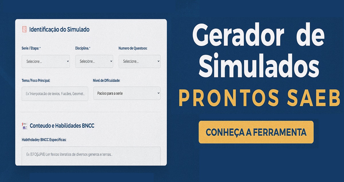 Gerador de Simulados prontos (SAEB)